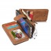 Samsung Galaxy Note 5 - CaseMe Vintage 2 in 1 PU Leather Flip Zipper Wallet Protective Cover Case - Brown